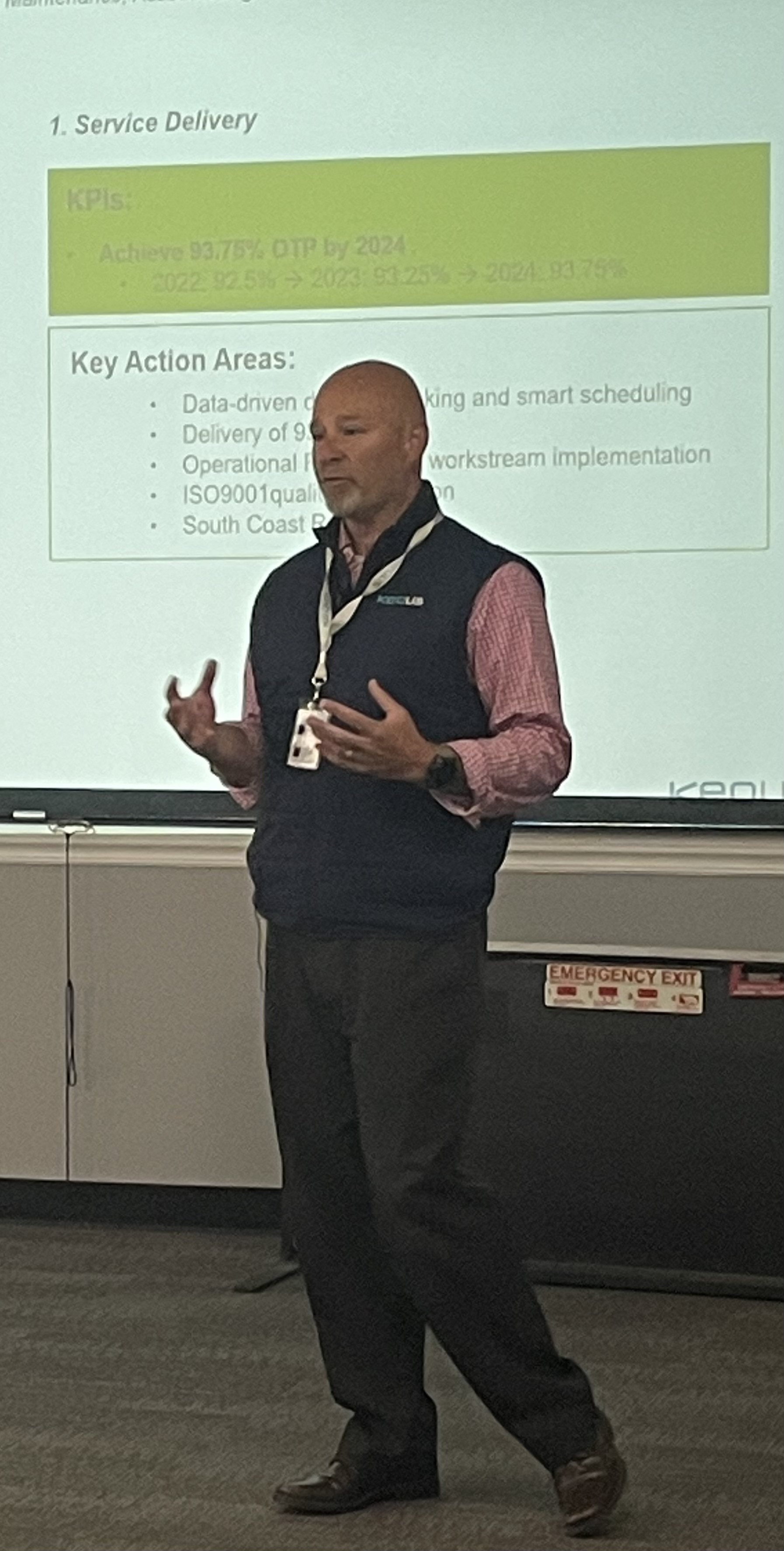 David presenting at a conference